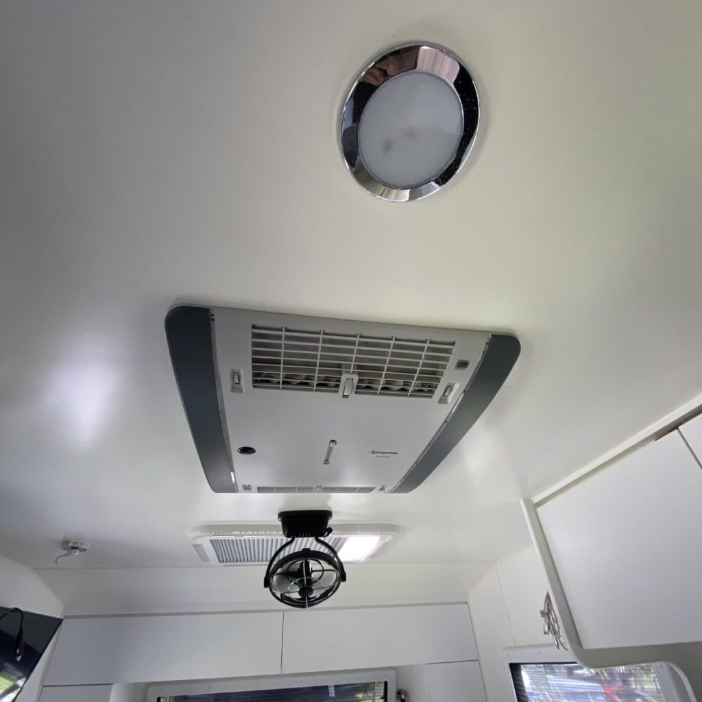 Cleaned Truma Caravan Aircon. Picture of ceiling Cleaned Truma Caravan Aircon. Picture of ceiling