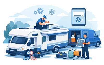 Mobile Caravan Aircon Service Guide