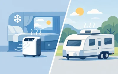 Portable vs Rooftop Caravan Aircon
