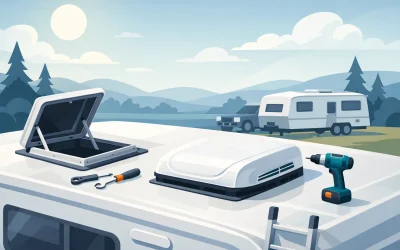 Roof Hatch Aircon Replacement Caravan Guide