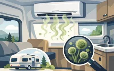 Why Caravan Aircon Smells Musty