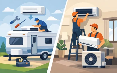 Caravan New Installation Versus Aircon Replacement