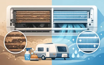 Dirty Caravan Aircon Cleaning Results Explained