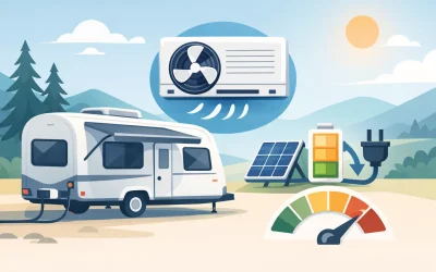 How to Reduce Caravan Aircon Power Draw Safely