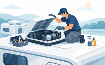 How to Service Rooftop Caravan Aircon Properly