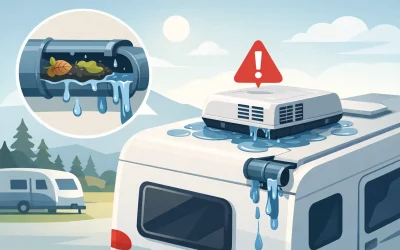 Rooftop Condensate Blockage in Your Caravan